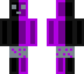 black and purples slime