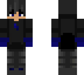 blue and black boy
