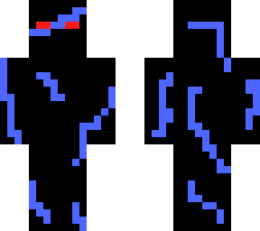 blue cyborg