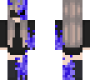 blue demon girl