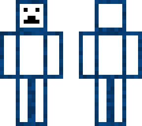blue outline