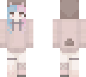blue pink bear