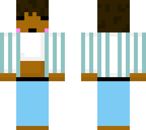 bpoc woman with blue jacket and white crop top