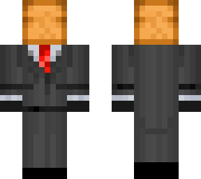 bread in a suit, but its literally a suit maid version