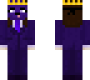 brown haired person with purple mask and crown. re-edited.