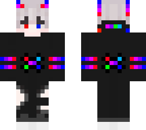 colorful devil boy