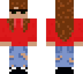 cool girl skin