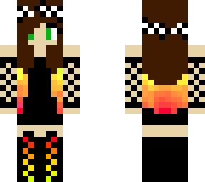 cute fire girl