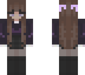 cute purple girl
