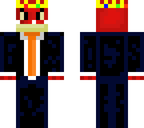 dragon business man with crown
