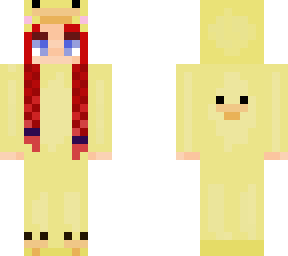 duck onesie red head