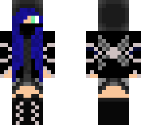 emo aqua girl