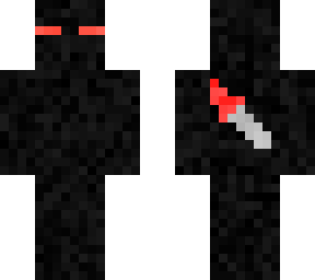 evil enderman with knife