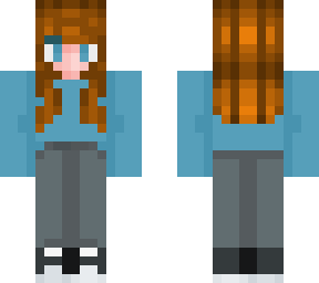 girl in blue