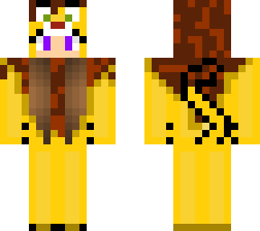 girl in lion overal