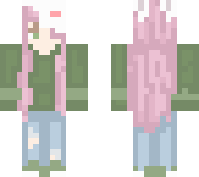 girl with bunny mask