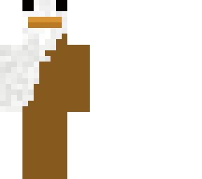 half brown duck