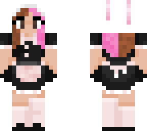 me but maid with bunny hat