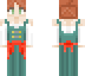 medieval waitress (fixed arms)