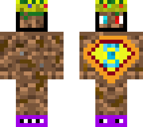 my minecraft skin (king dirt)