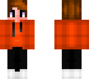 orange hoddie