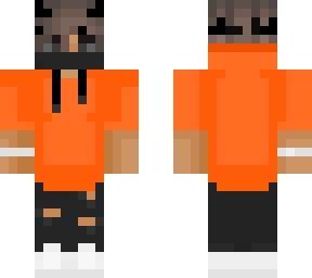 orange hoddie