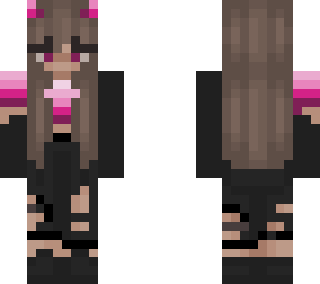pink devil girl