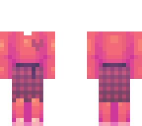 pink plaid -ob