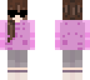 pink sweater girl
