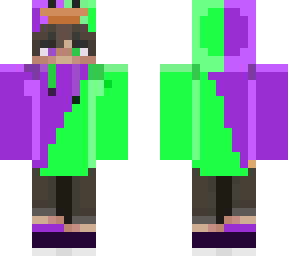 purple green boy