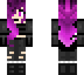 purple haired agent