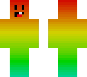 rainbow silly face
