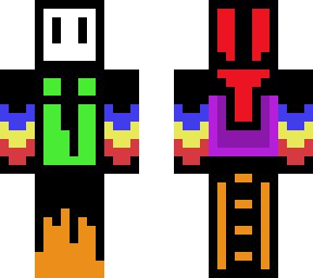 retro colour basic skin