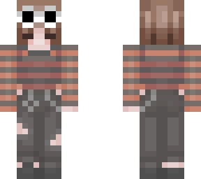 short hair girl with ram horns and goggles :)
