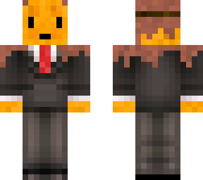 waffle in a suit