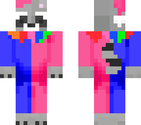 (edited) clown raccoon