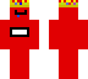 among red