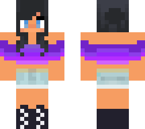 aphmau raft (not my skin, just wanted blue eyes)