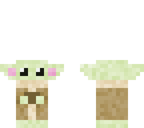 baby yoda eating bone soup