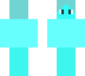 backwards blue creature
