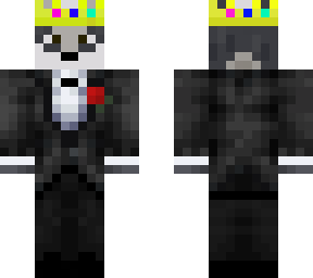 badger with crown
