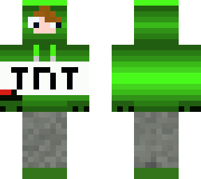 big, pattered jumper with hood