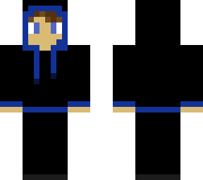 black and blue hoodie