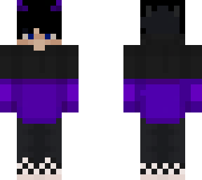 black and purple