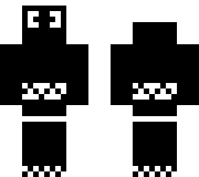 black and white