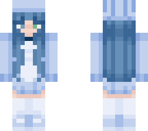 blue axolotl girl