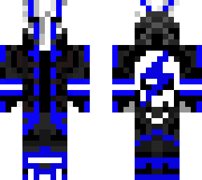 blue pro with skull mask