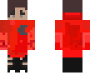 boy in red champion hoodie e d i t e d e v e n m o r e