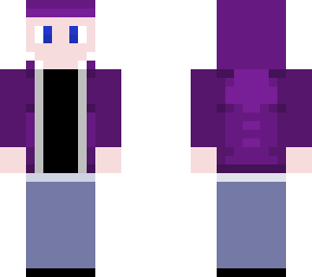 boy wearing purlpe hoodie