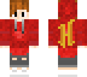 boy with red pullover
